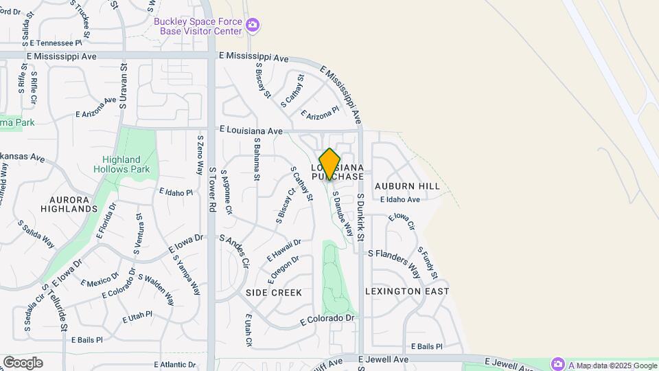 1441 S Danube Way, Unit #104 Map and Location Details