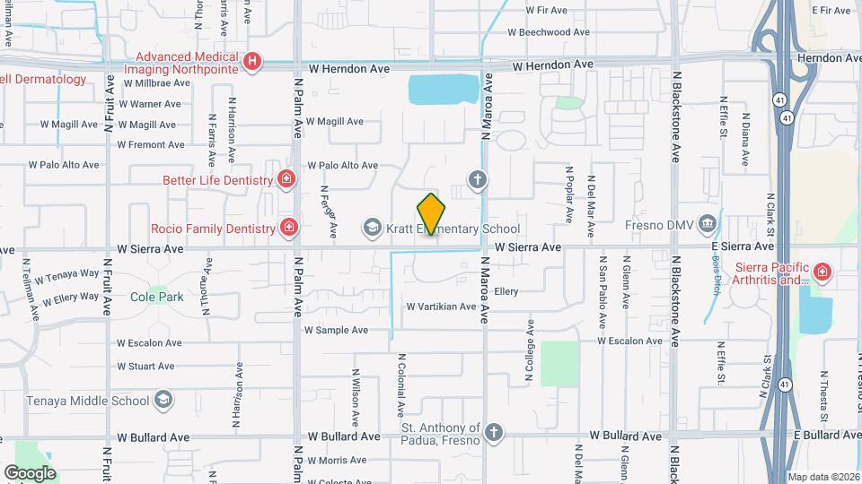 520 W Sierra Ave, Unit #102 Map and Location Details