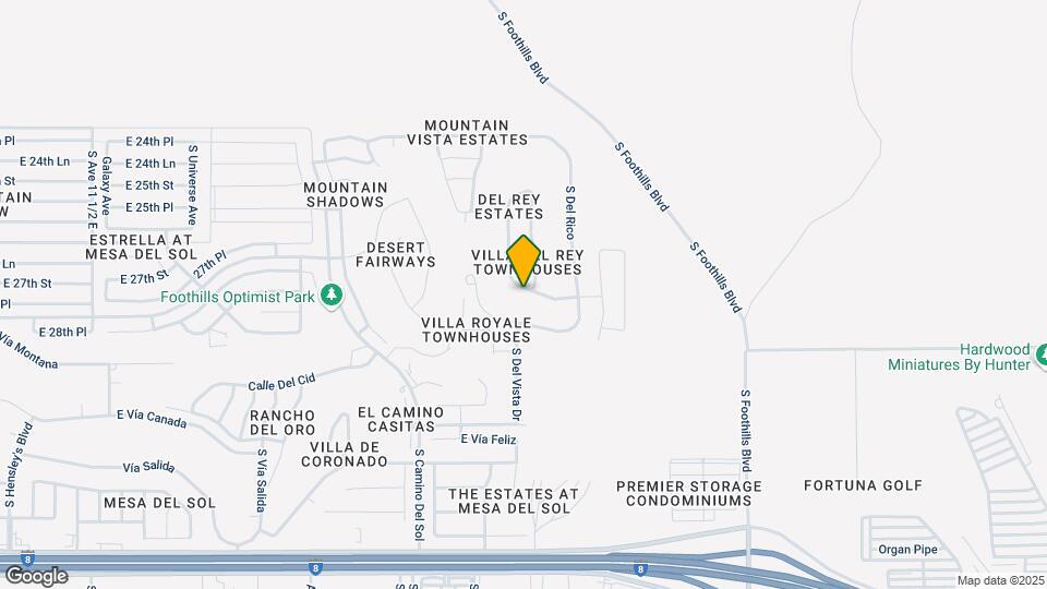 12495 E Del Rey Dr Map and Location Details