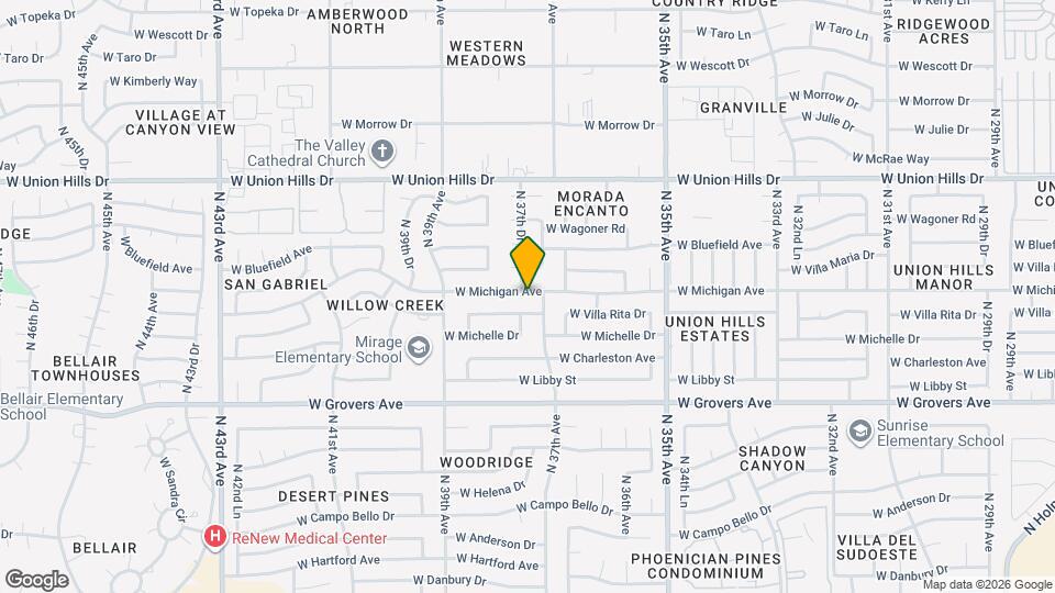 3713 W Michigan Ave Map and Location Details