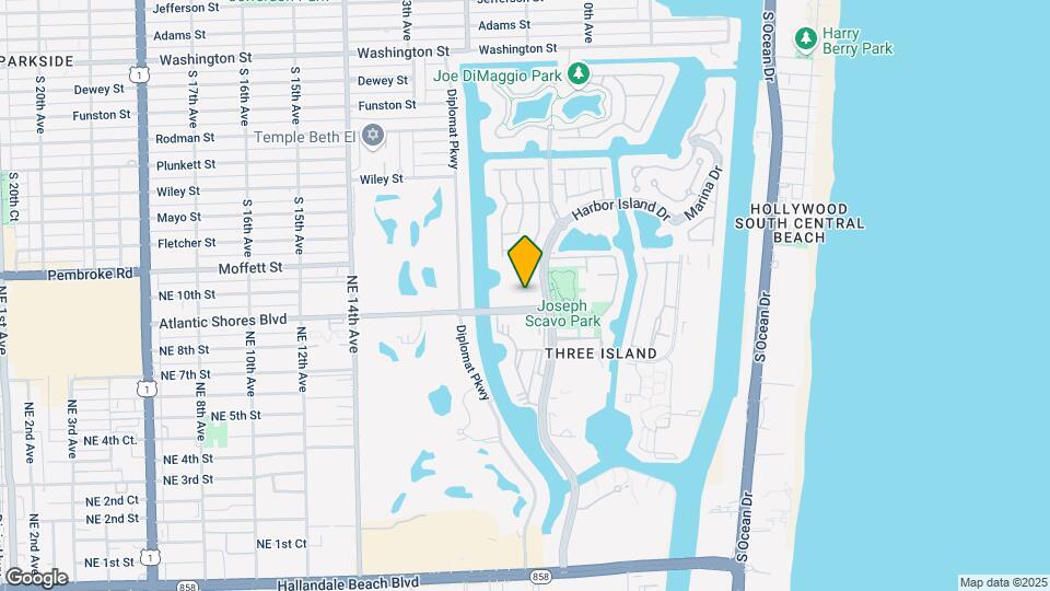 2001 Atlantic Shores Blvd, Unit 116 Map and Location Details