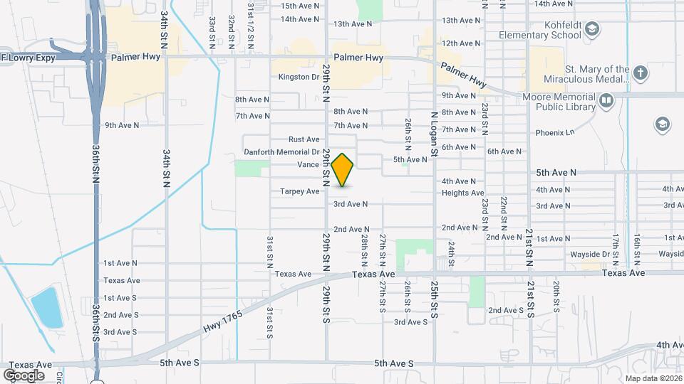 2817 4th Ave N Map and Location Details