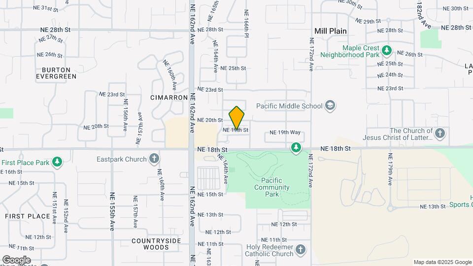 16517 NE 19th St Map and Location Details