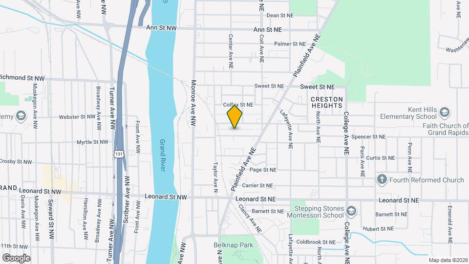 41 Caledonia St NE Map and Location Details