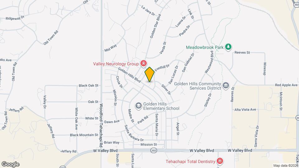 21508 Golden Hills Blvd Map and Location Details