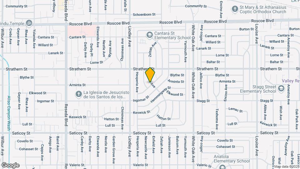 7865 Chastain Ave Map and Location Details