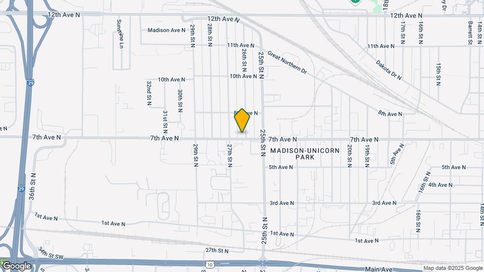 702 26th St N Map and Location Details