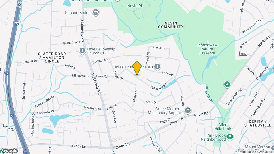 3719 Oakwood Rd Map and Location Details