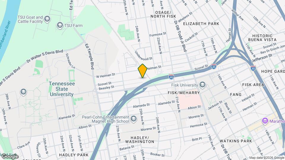 2411 Scovel St, Unit A Map and Location Details