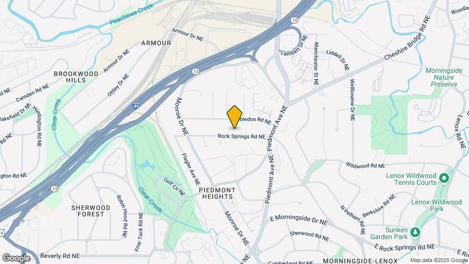 512 Rock Springs Rd NE Map and Location Details