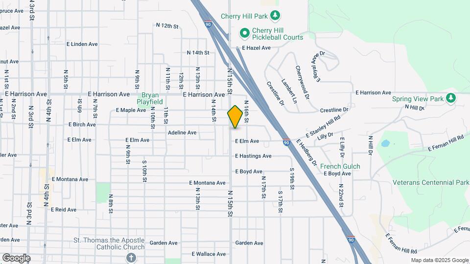 1044 N 15th St Map and Location Details