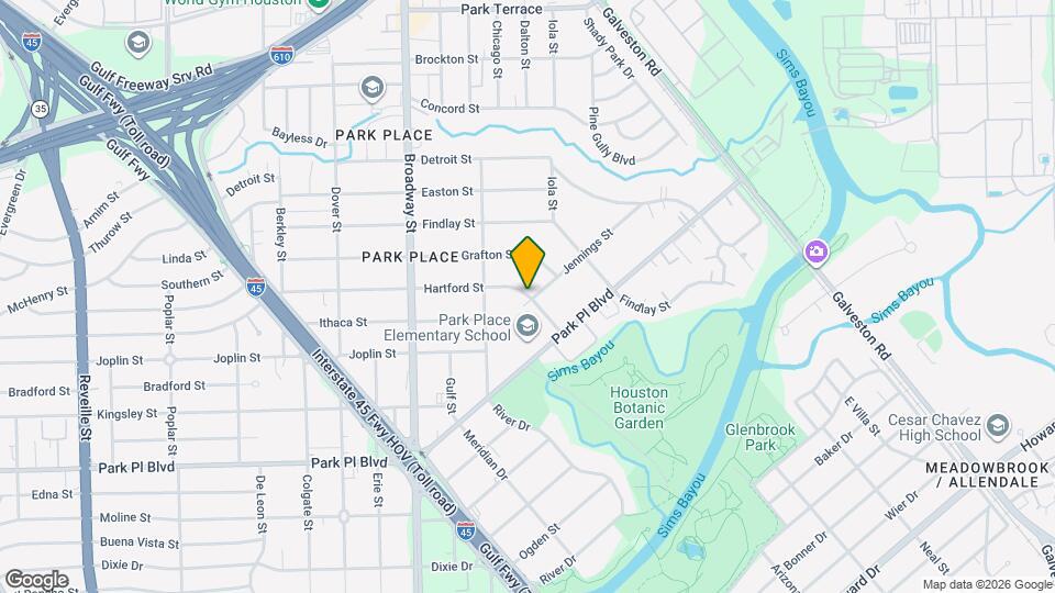 8244 Hartford St Map and Location Details