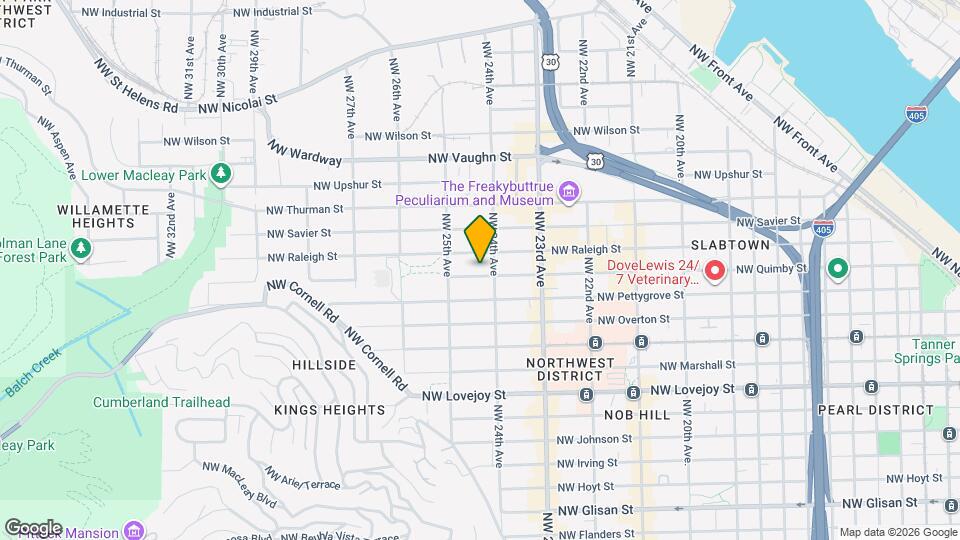 2419-2423 NW Quimby St Map and Location Details