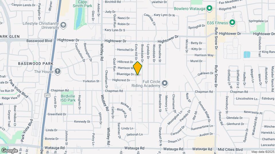 6804 Echo Hill Dr Map and Location Details