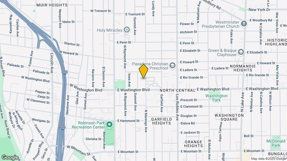 1405 N Marengo Ave Mapa y Detalles de la Ubicación