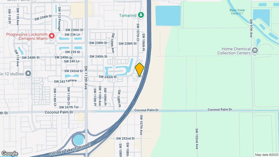 24301 SW 107th Ave Map and Location Details
