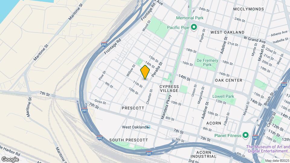 1619 12th St Map and Location Details