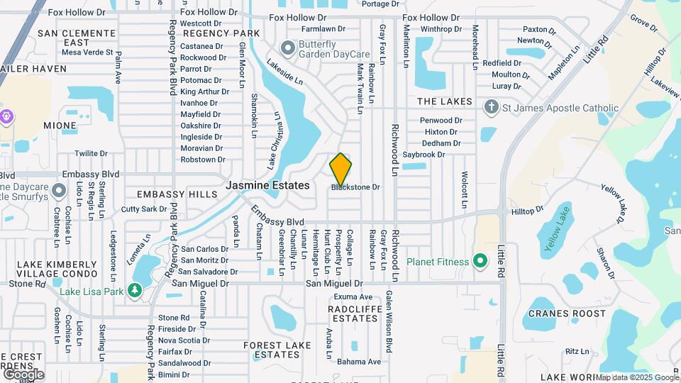7804 Blackstone Dr Map and Location Details