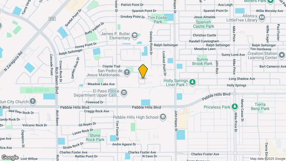 14451 Coyote Trail Map and Location Details