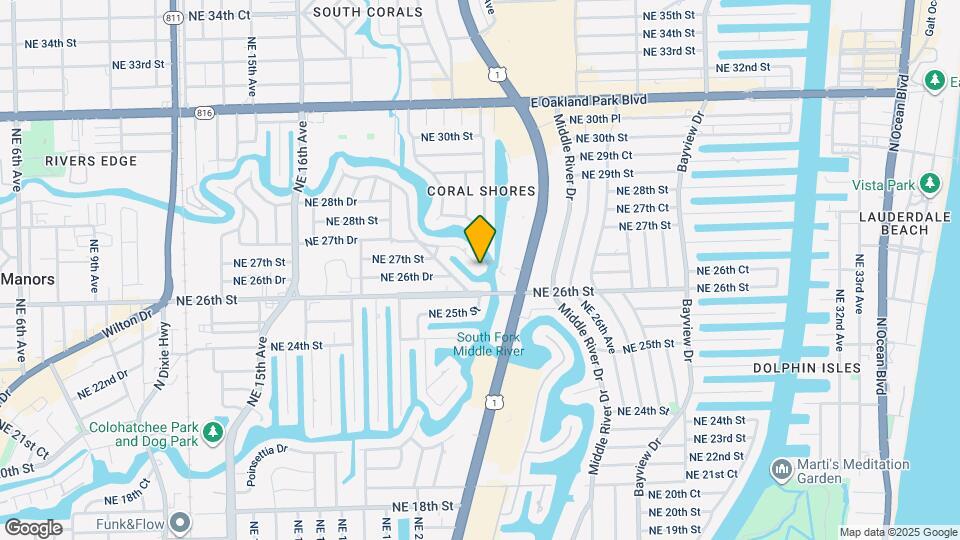 2164 NE 27th Dr Map and Location Details