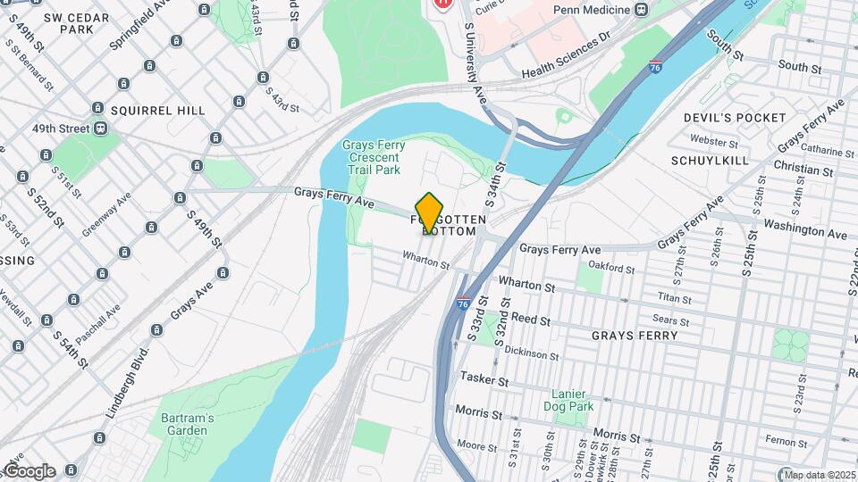 1222 S Harmony St Map and Location Details