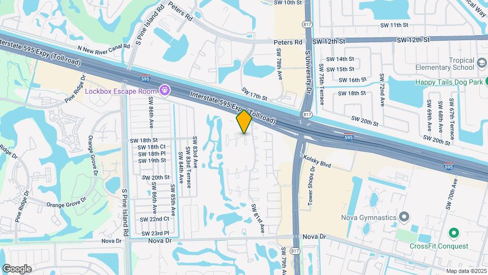 1805 SW 81st Terrace Map and Location Details
