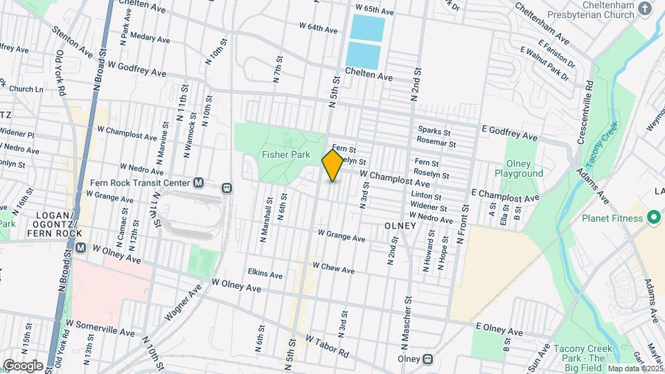 5929 N Lawrence St Map and Location Details