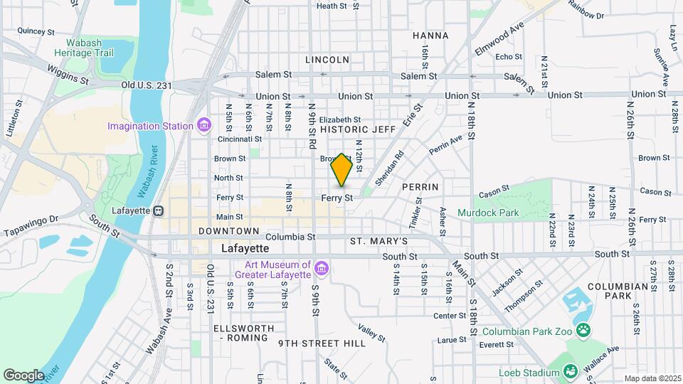 308 N 11th St Map and Location Details