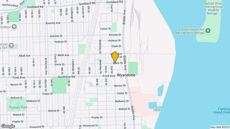 171 Davis St, Unit #2 Map and Location Details