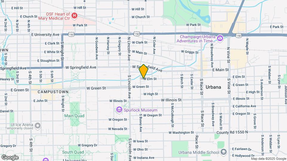711 W Elm Map and Location Details