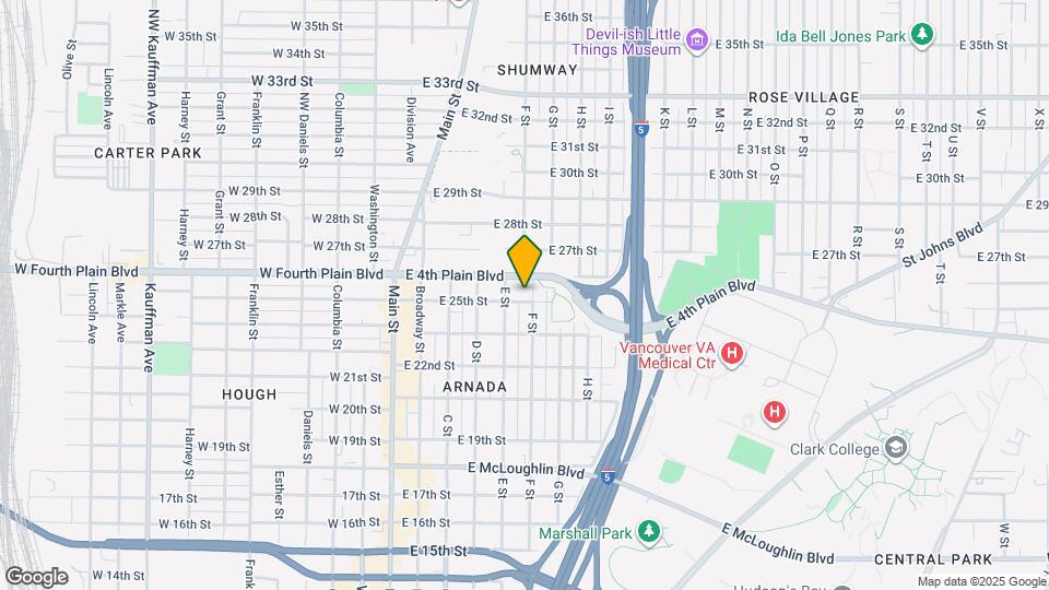 514 E 25th St Map and Location Details