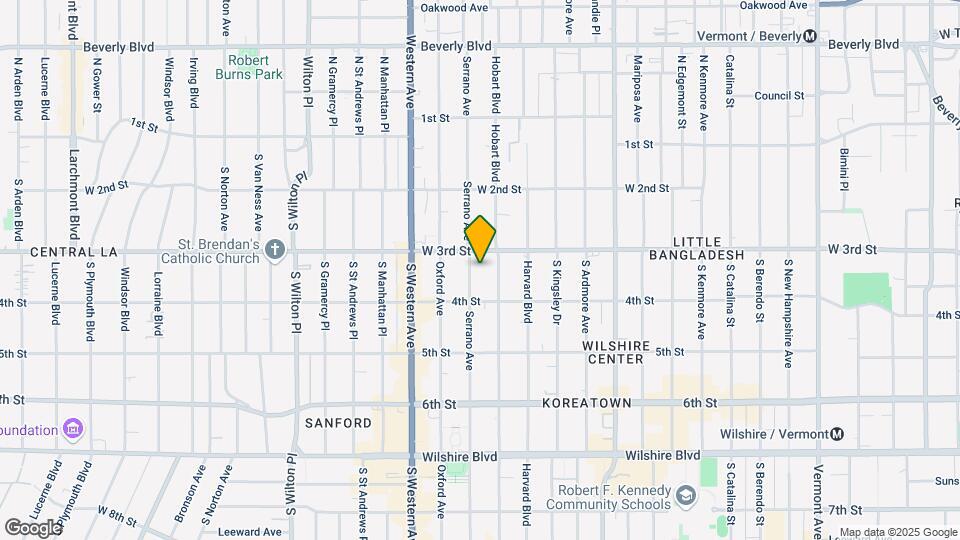 320 Serrano Ave Map and Location Details