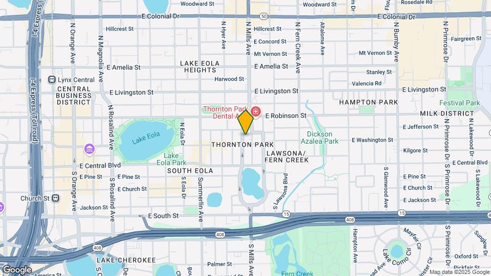 109 N Thornton Ave Mapa y Detalles de la Ubicación