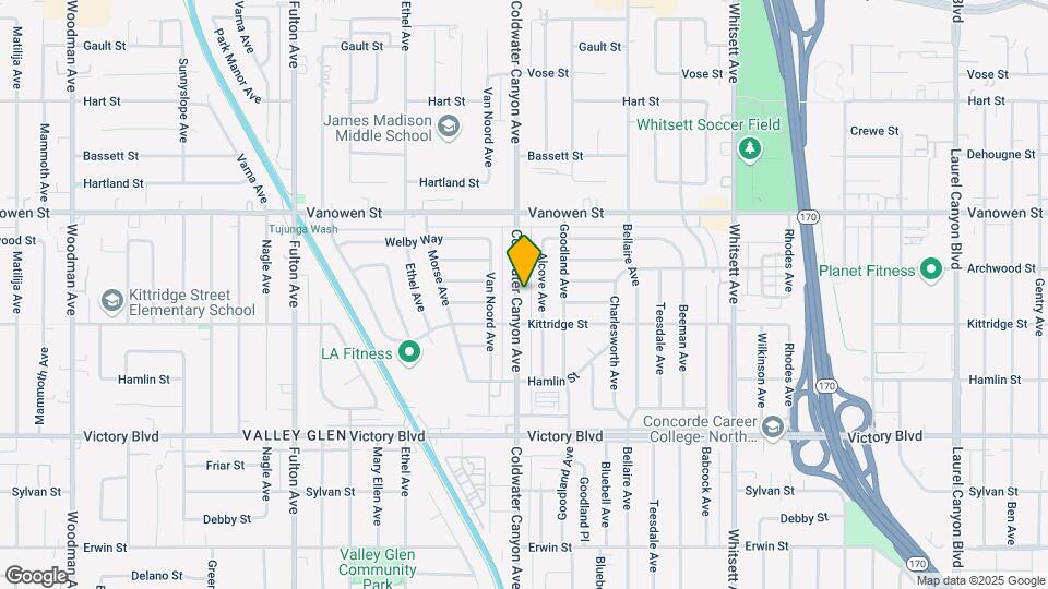 6632 Coldwater Canyon Ave Map and Location Details