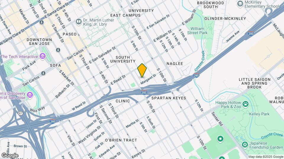 681 S 8th St Map and Location Details