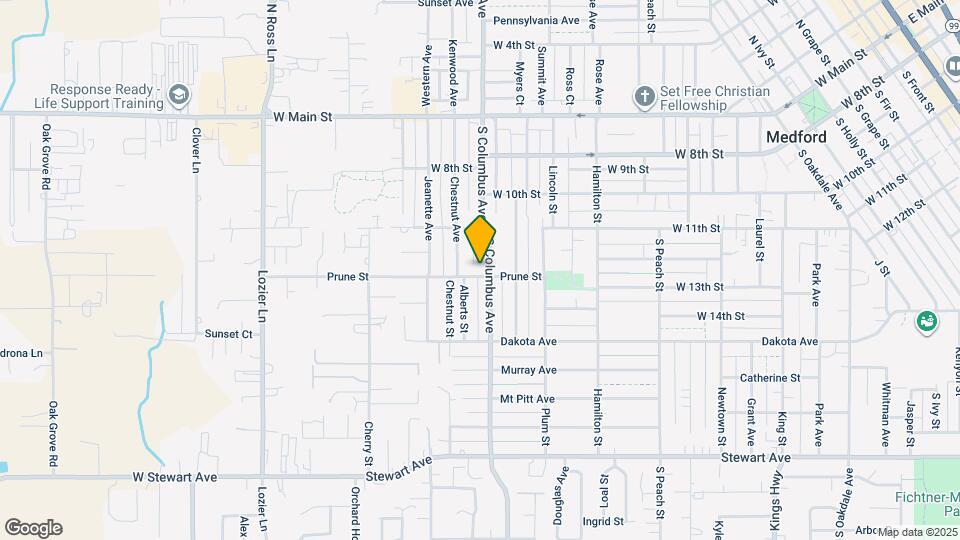 1502 Prune St Map and Location Details
