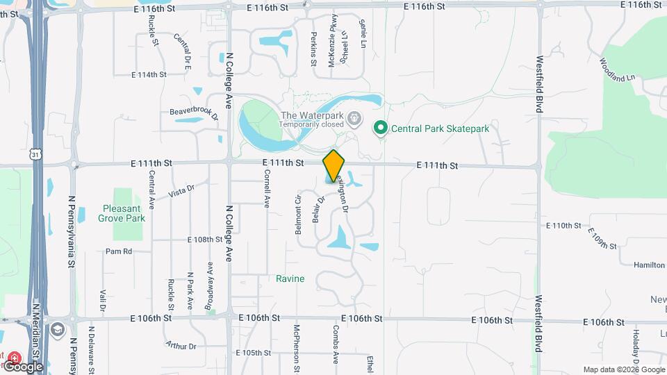 10854 Belair Dr Mapa y Detalles de la Ubicación