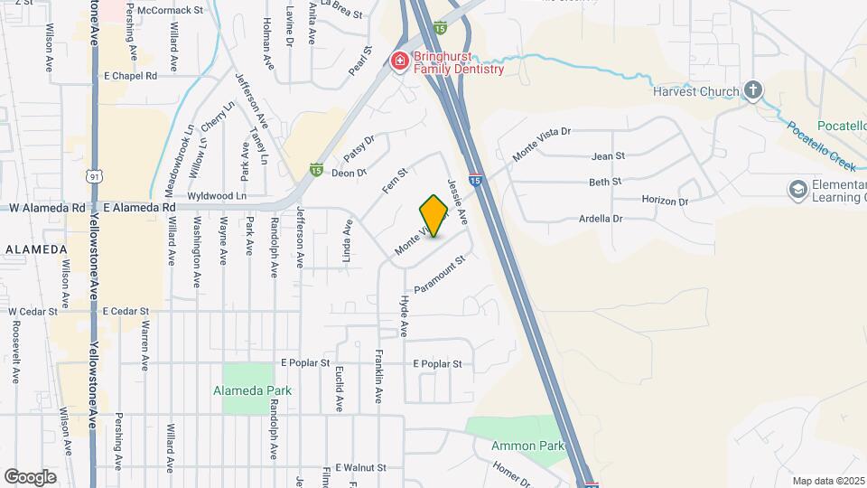 1344 E Alameda Rd Map and Location Details