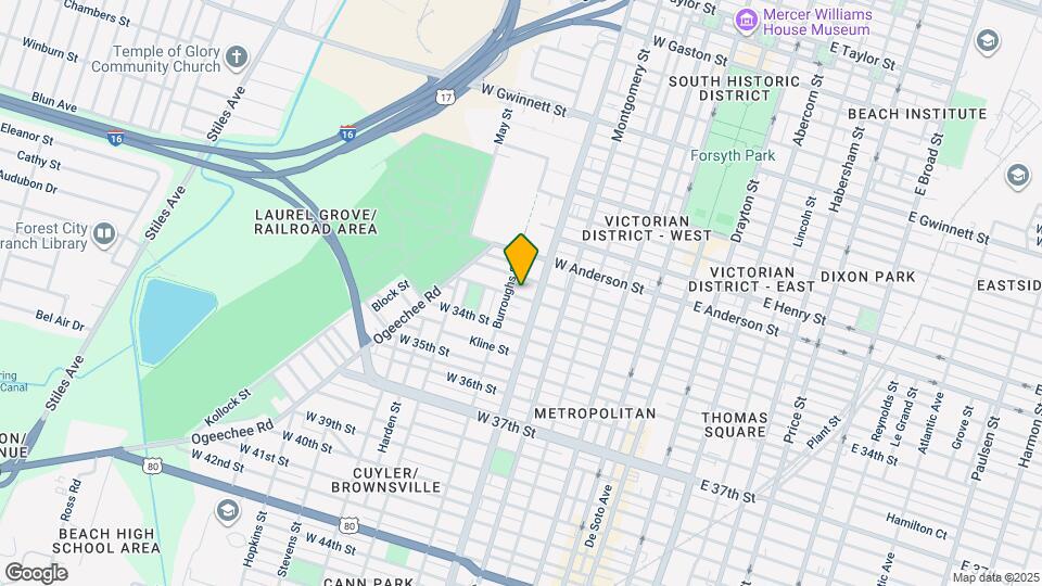 514 W 32nd St Map and Location Details