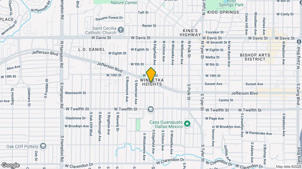 201 S Edgefield Ave Map and Location Details
