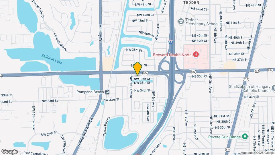 501 NW 34th Ct Map and Location Details