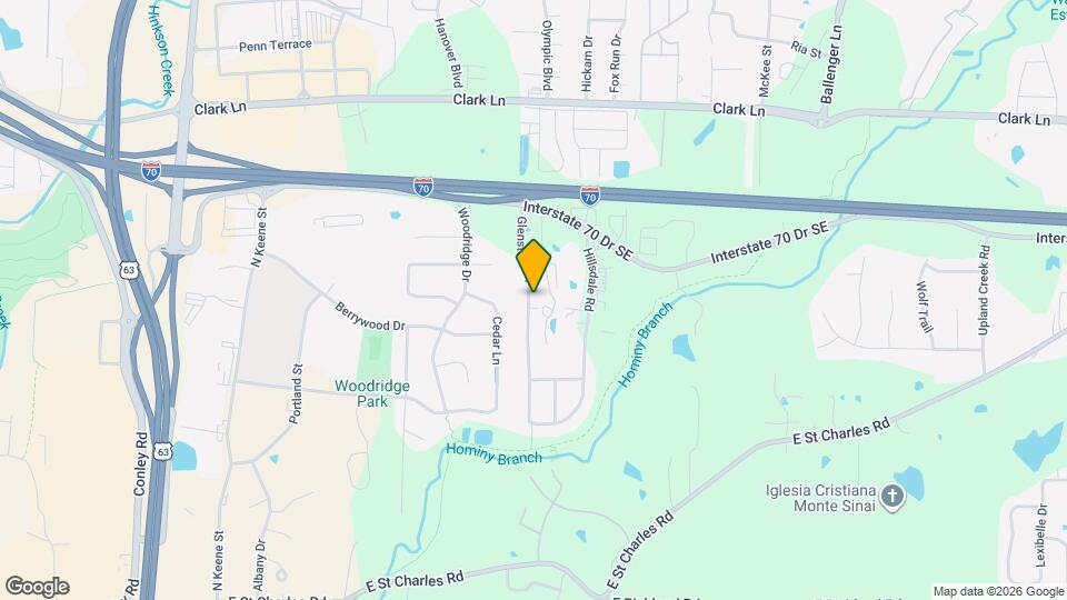 700 Glenstone Dr Map and Location Details