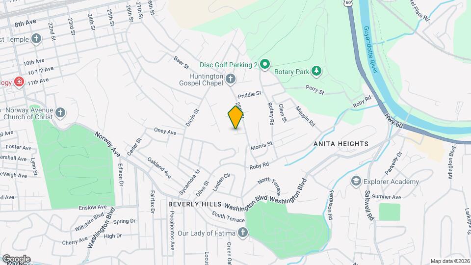 1387 Elizabeth St Map and Location Details