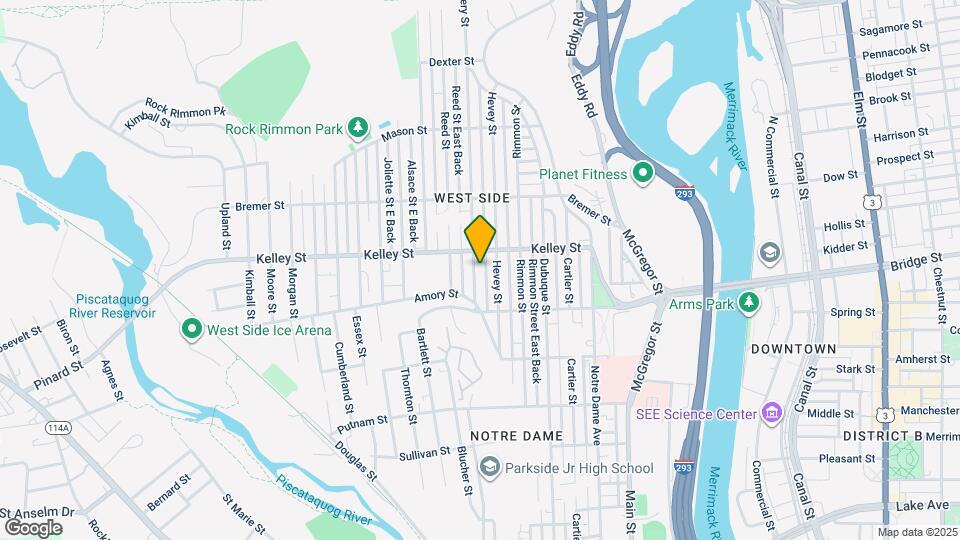 551 Montgomery St Map and Location Details