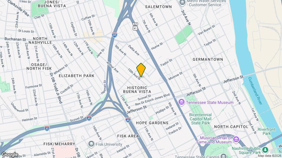 1404 10th Ave N Map and Location Details