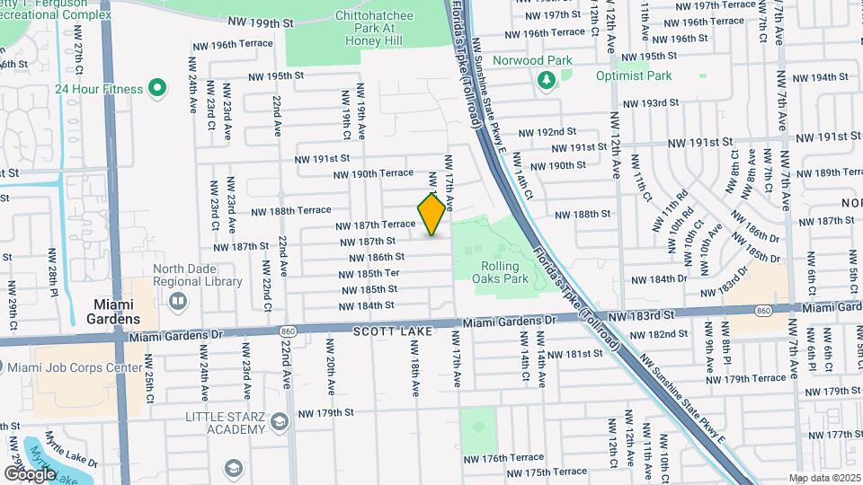 1730 NW 187th St Map and Location Details
