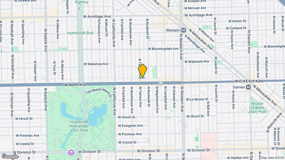 2620 W North Ave Map and Location Details