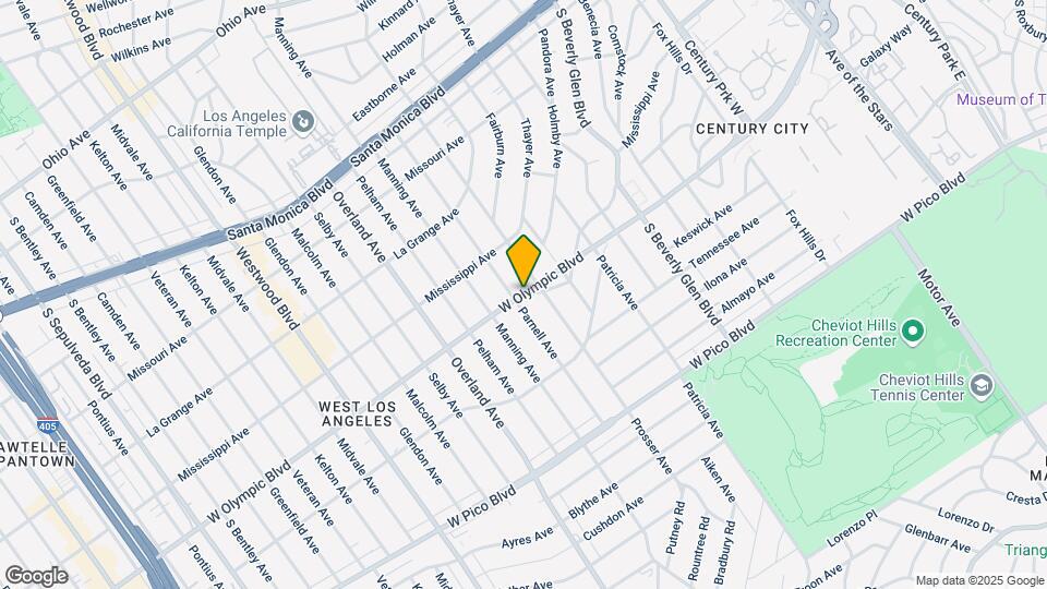 10623 W Olympic Blvd Mapa y Detalles de la Ubicación