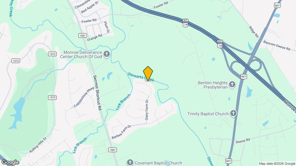 3028 Dairy Farm Dr Map and Location Details