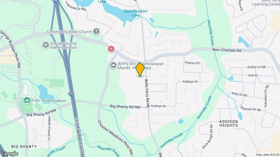 3313 Chastain Landings Ct Map and Location Details